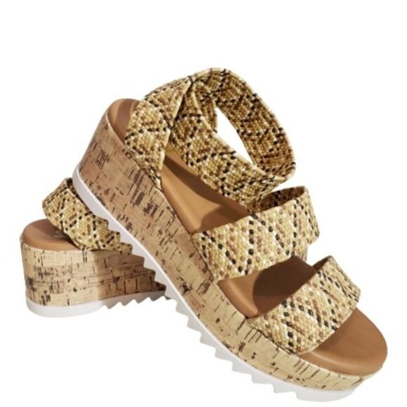 R2 Bandi wedge sandal color Natural Rafia - Picture 1 of 5